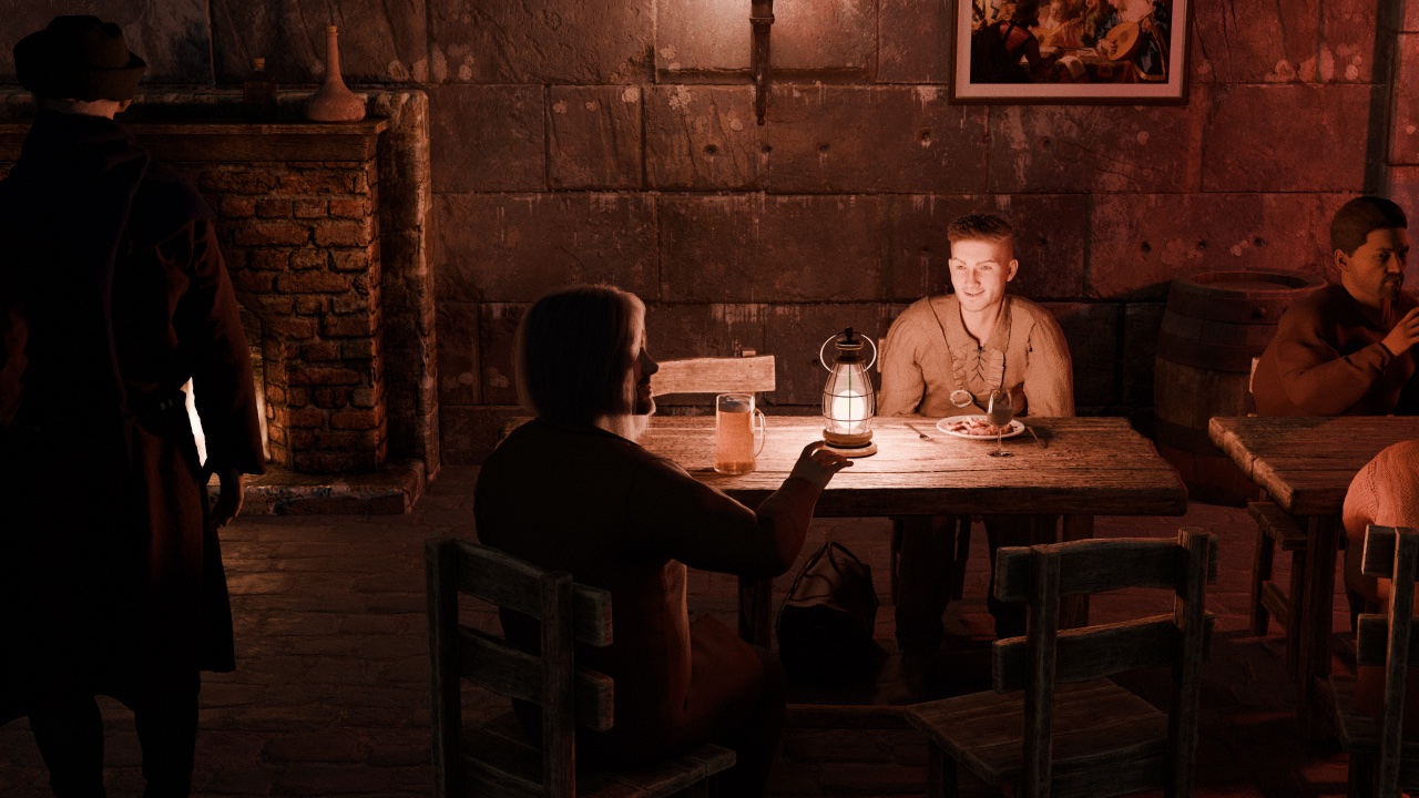 The stranger at the tavern