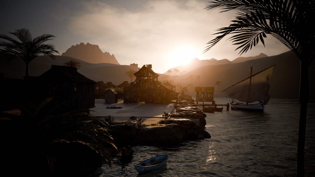 Un village sur la côte est